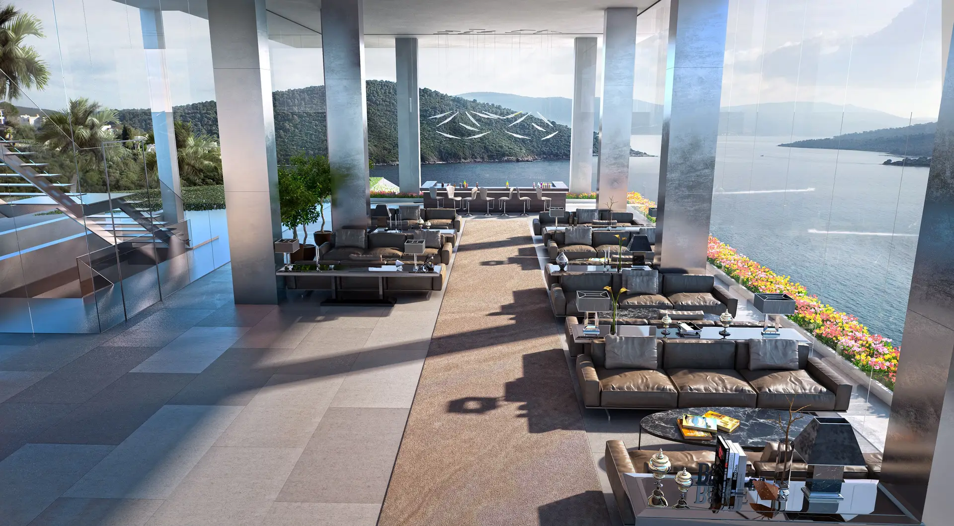Panoramic suite view