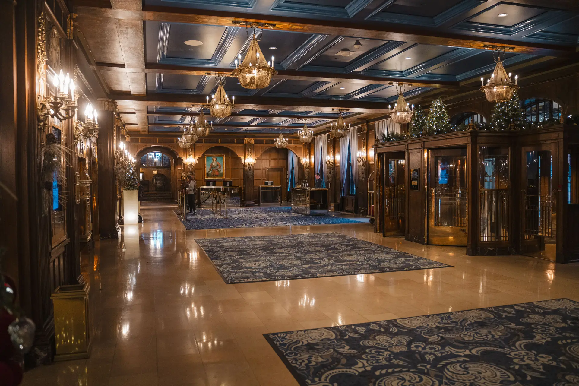 Atmospheric luxury resort interior at MerquessaresortHouse