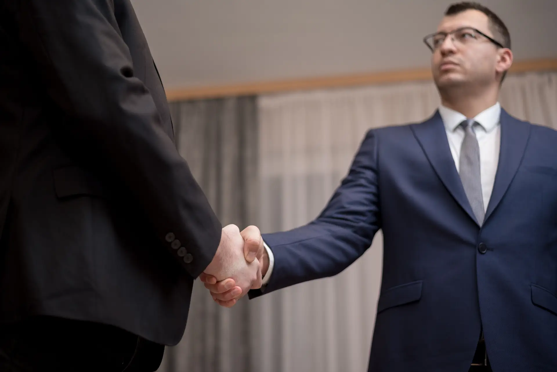 Professional partnership meeting